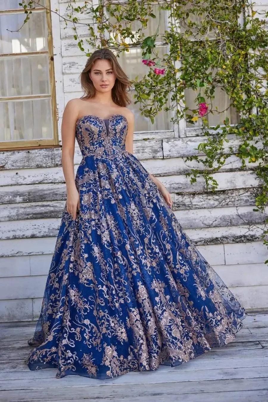 ballgown prom dress